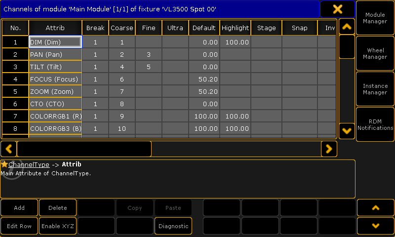 Create DMX fixture types, patches, and more from a Data Table