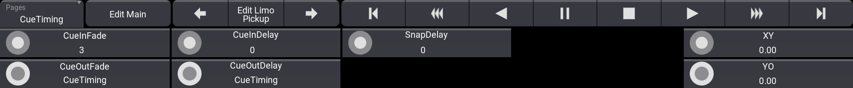 This image shows the Sequence Encoder Toolbar. 